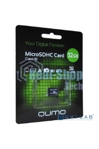 Флеш карта MicroSDHC 32Gb QUMO Class 10 UHS I no adp