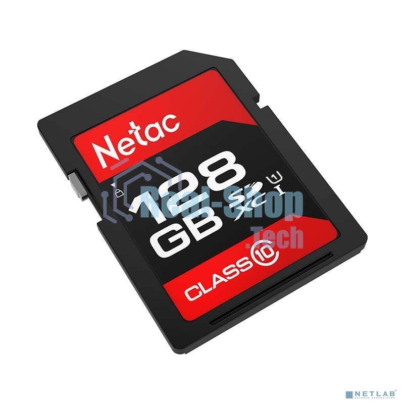 Флеш карта Netac P600 SDHC 128Gb U1/C10 up to 80Mb/s, retail pack