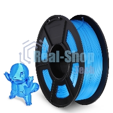 Филамент NVPrint Silk PLA+ Blue для 3D печати диаметр 1.75мм длина 330 метров масса 1 кг