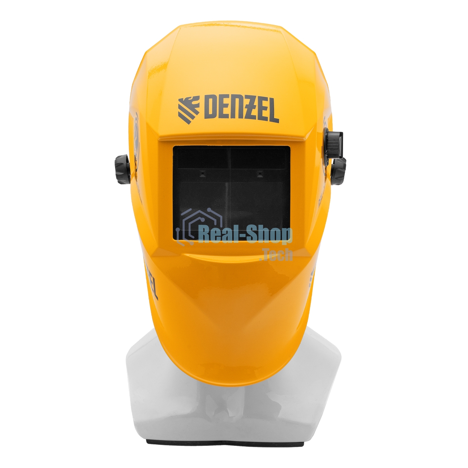 Щиток защитный лицевой (маска сварщика) Denzel F6, см. окно 93х43, Real Color, DIN 5-8/9-13