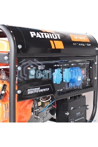 Электрогенератор бензиновый Patriot GP 7210LE, 6.5 кВт, 78 дБ, 86 кг