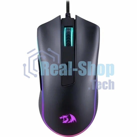 Мышь проводная Redragon Cypher, черный, 12800 dpi, USB, кнопки - 7