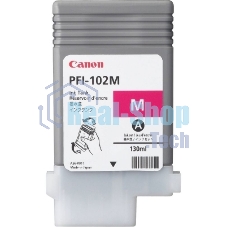 Картридж струйный Canon PFI-102M (0897B001) пурпурный (130 мл.) для Canon imagePROGRAF iPF605, iPF610., iPF650, iPF655, iPF710, iPF755, LP17, iPF510