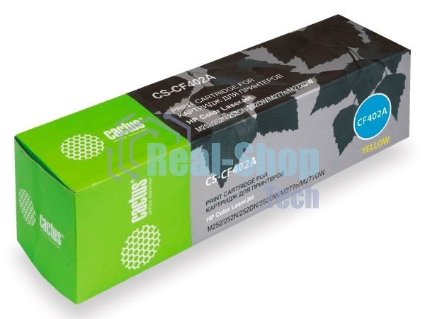 Картридж лазерный Cactus CS-CF402A желтый (1400 стр.) для HP CLJ M252/252N/252DN/252DW/M277n/M277DW