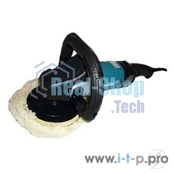 Полировальная шлифмашина Makita 9237CB ПолировШМ,1200Вт,ф180мм,0-3200об\м,3.4кг,кор