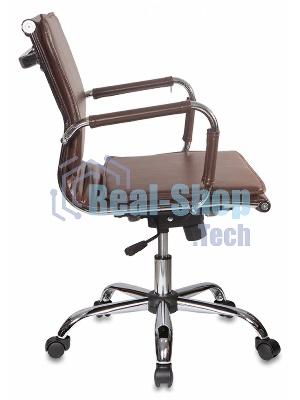 Кресло Бюрократ CH-993-Low/Brown коричневый, экокожа