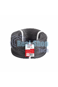 Провод ПГВА Rexant 1х1.00 мм², Cu, черный, бухта 200 м