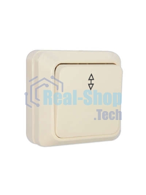 Выключатель проходной 1-кл. ОП Олимп 10А IP20 беж. Universal Б-О0025