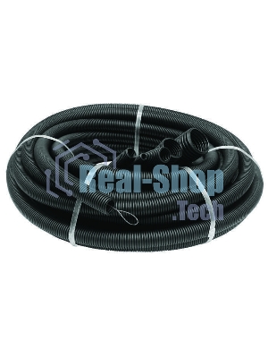 Труба гофрированная ПНД d20 мм с протяжкой черный (100 м) Ruvinil 22001