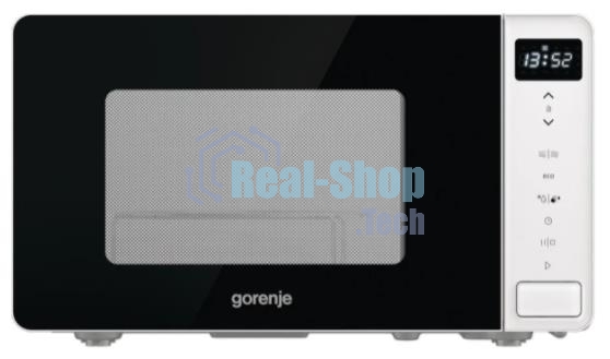 Микроволновая печь Gorenje MO20S4W белый, 20 л, 800 Вт, переключатели - сенсор