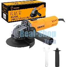 Угловая шлифовальная машина Deko DKAG750 750Вт 12000об/мин рез.шпин.:M14 d=125мм