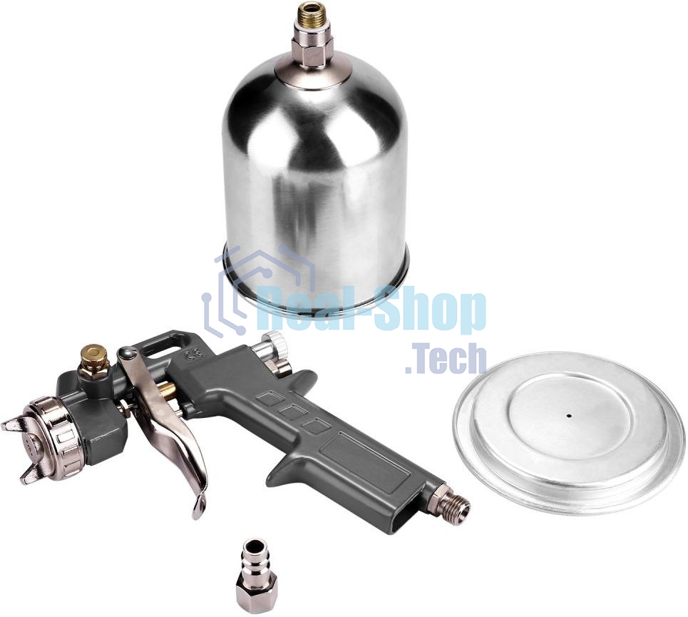 Краскопульт пневматический с верхним бачком DEKO DKSG01 500 мл, металл 018-1100