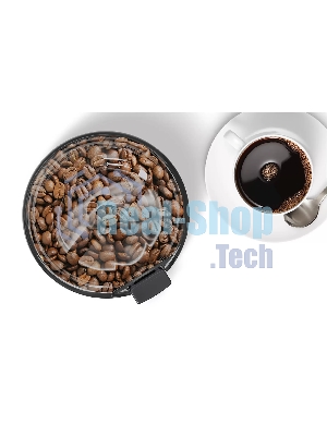 Кофемолка Bosch TSM6A011W 180Вт сист.помол.:ротац.нож вместим.:75гр белый