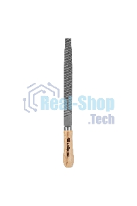 Напильник Сибртех, 200 мм, плоский, деревянная ручка