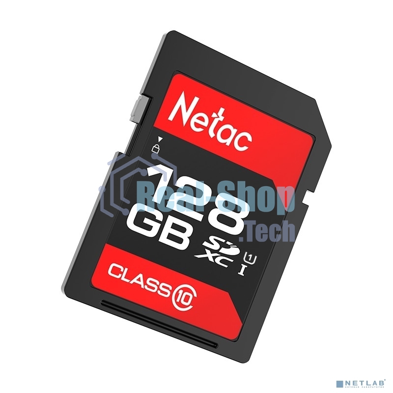 Флеш карта Netac P600 SDHC 128Gb U1/C10 up to 80Mb/s, retail pack