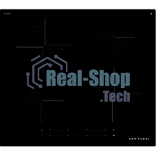 Индукционная варочная панель Kuppersberg ICI 606, 60 см, индукция, High-Tech, inverter, прямой край, 9 уровней мощности, бустер, Stop and Go, автоматическое отключение, таймер, индикатор остаточного тепла, сенсорное управление, черный