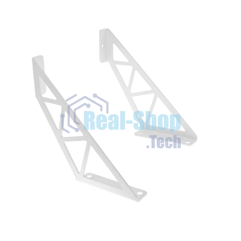 Кронштейн Rexant в стиле лофт для крепления полок, настенный, белый