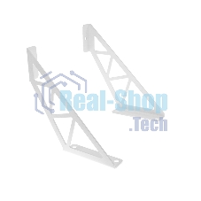 Кронштейн Rexant в стиле лофт для крепления полок, настенный, белый