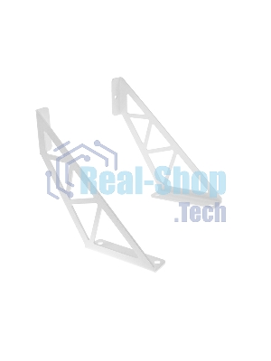 Кронштейн Rexant в стиле лофт для крепления полок, настенный, белый