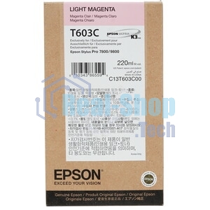 Картридж струйный Epson C13T603C00 светло-пурпурный (220 мл) для Epson St Pro 7800/9800