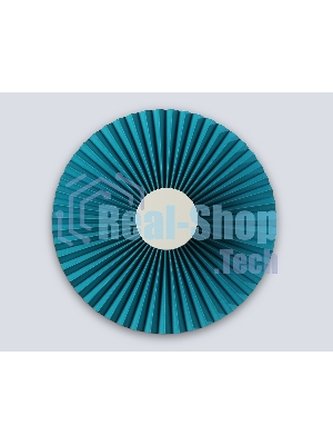 Настенный светильник Ambrella light LH72651 WH/GR белый/бирюзовый 6W 3000K D300*100