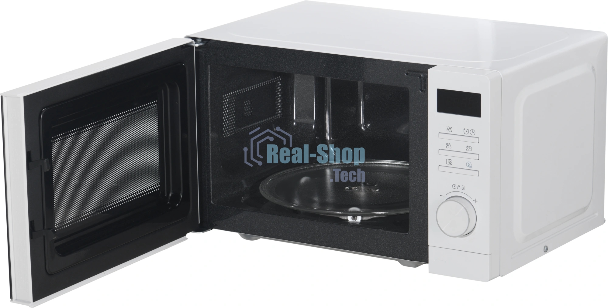 Микроволновая печь Midea AM720C2VR-W белый, 20 л, 700 Вт, переключатели - кнопки, поворотный механизм