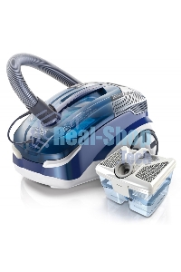 Моющий пылесос Thomas TWIN XT 788565, черный/синий, 325/1700 Вт, уборка влажная/сухая/сбор жидкости, пылесборник контейнер 2.6 л