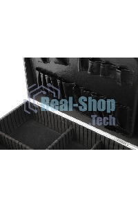 Ящик для инструмента FIT 65630алюминиевый (43 x 31 x 13 см) (черный)