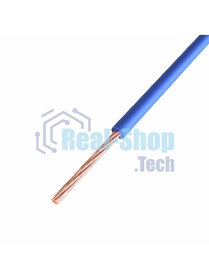 Провод ПГВА Rexant 1х1.00 мм², Cu, синий, бухта 200 м