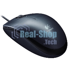 Мышь проводная Logitech M90 черный/серый, 1000 dpi, USB, кнопки - 3