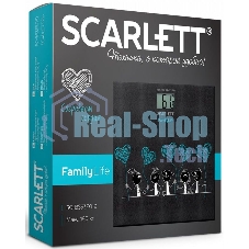 Весы напольные электронные Scarlett SC-BS33E019 черный/рисунок