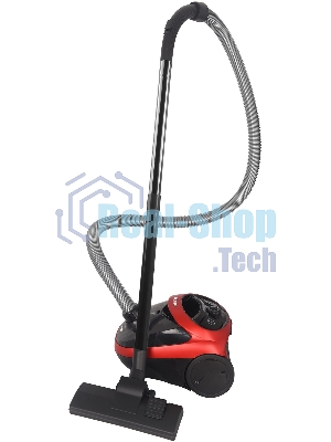 Пылесос Hyundai HYV-B1570 красный/черный, 250/1800 Вт, уборка сухая, пылесборник мешок, 1.5 л (в компл.:1мешок)