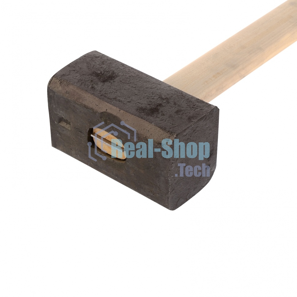 Кувалда Сибртех 8000 г, кованая головка, деревянная рукоятка 750 мм