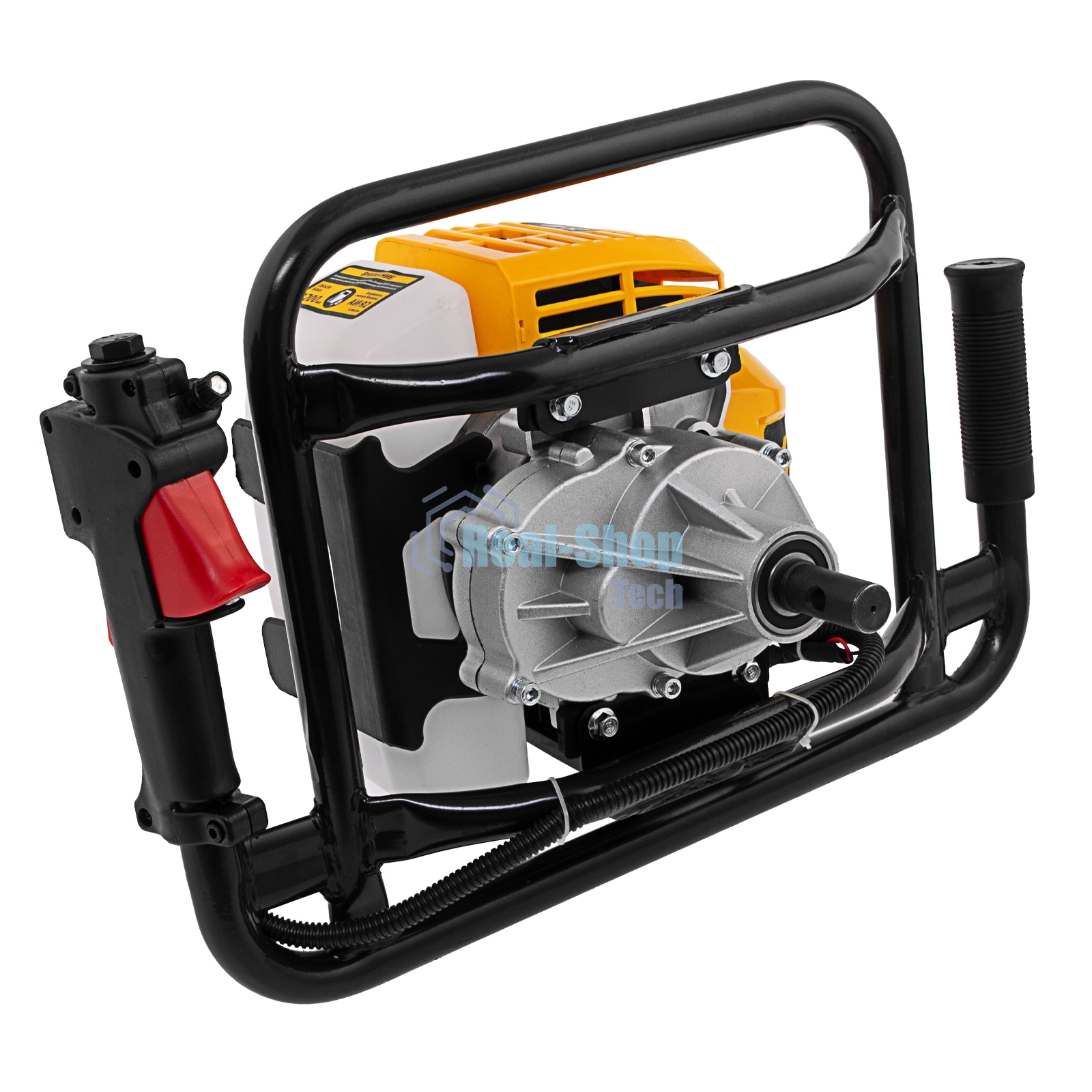 Мотобур Denzel DX-52, объем двигателя 52 см3, соединение 20 мм, без шнека