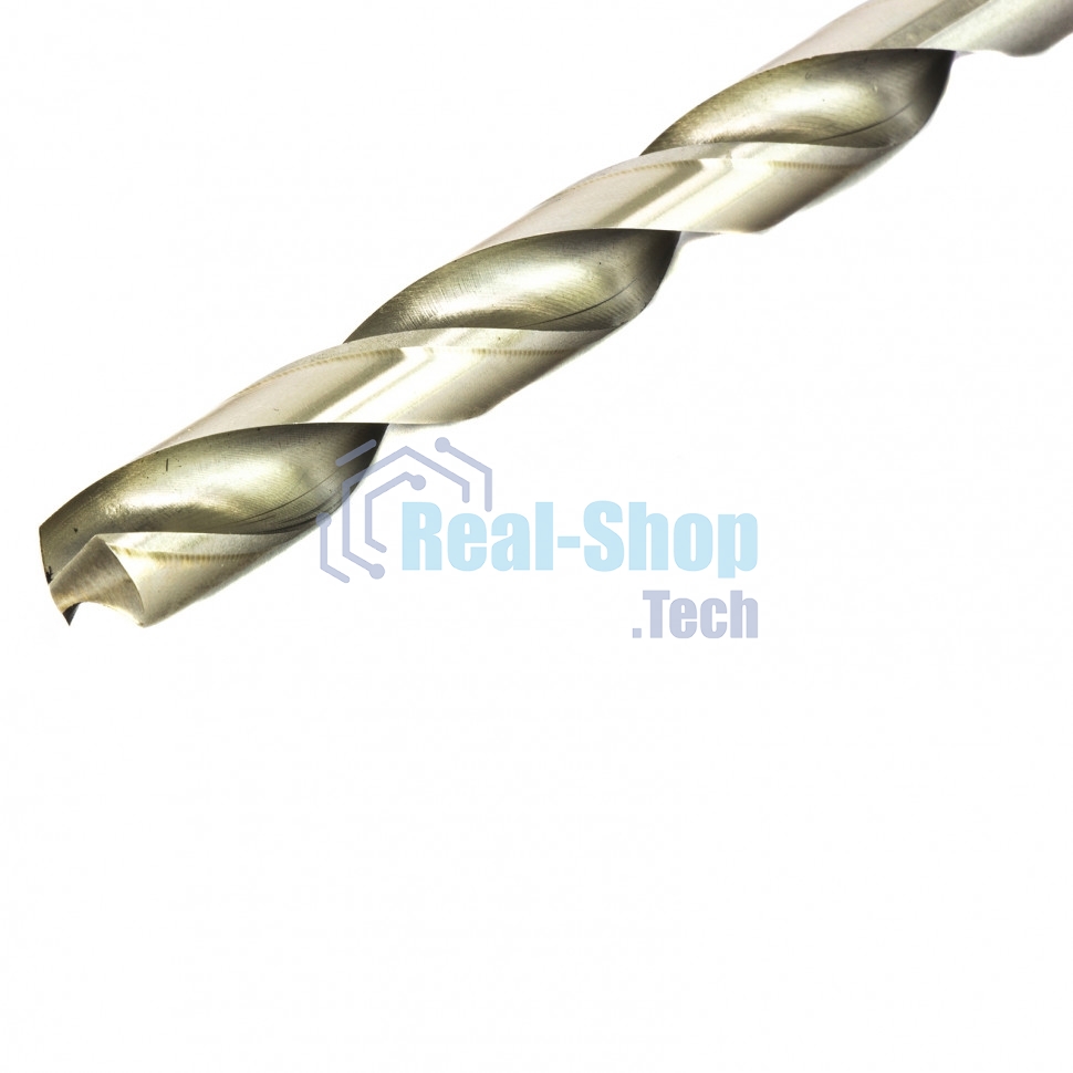 Сверло по металлу Matrix, 12,0 х 205 мм, полированное, удл., HSS, 5 шт. цил. хв.