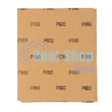 Шлифлист Matrix на бумажной основе, P 600, 230x280 мм, 10 шт., водостойкий