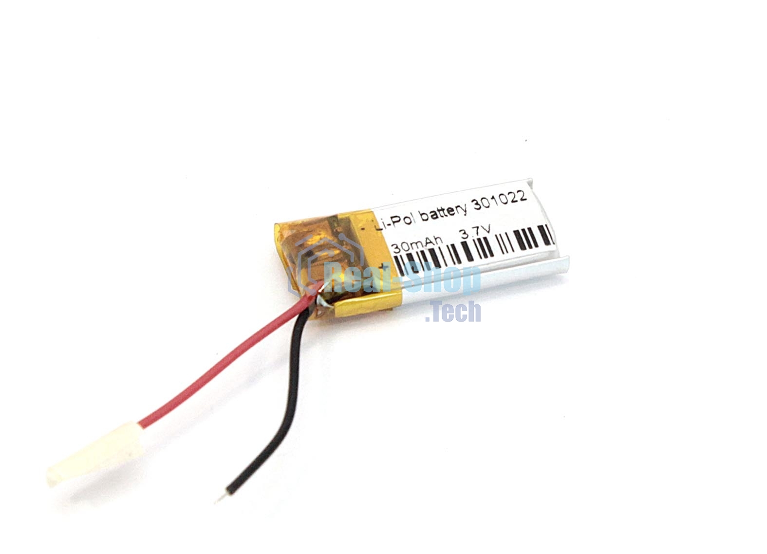 Аккумулятор Li-Pol (батарея) 3x10x22 мм 2pin 3.7V/30mAh