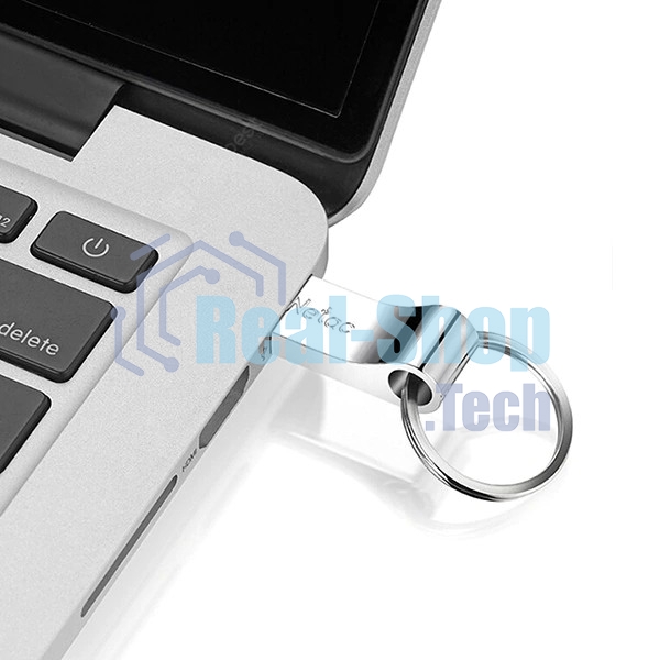 Флешка USB Netac U275 (NT03U275N-032G-20SL), 32Gb, USB 2.0, R/W 50/40, серебристый