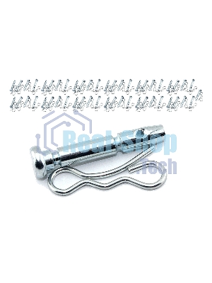 Срезные болты для снегоуборщика 6х41мм со шплинтом комплект 50шт 144002