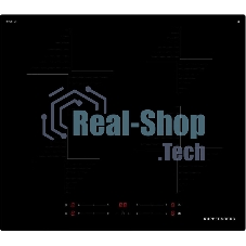 Индукционная варочная панель Kuppersberg ICI 606, 60 см, индукция, High-Tech, inverter, прямой край, 9 уровней мощности, бустер, Stop and Go, автоматическое отключение, таймер, индикатор остаточного тепла, сенсорное управление, черный