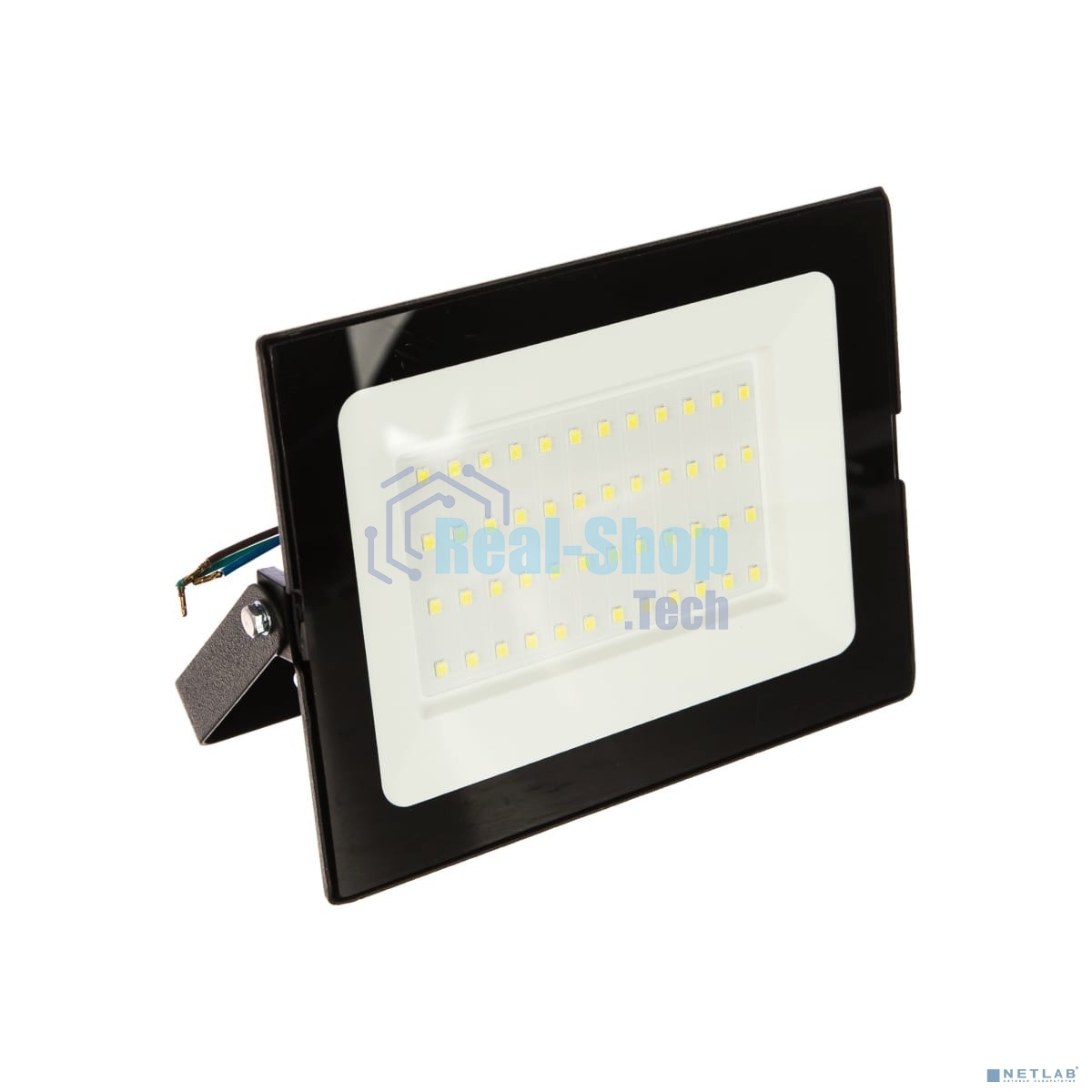 Прожектор светодиодный ULTRAFLASH 12317 LFL-5001 C02 черный LED SMD 50Вт 230В 6500К