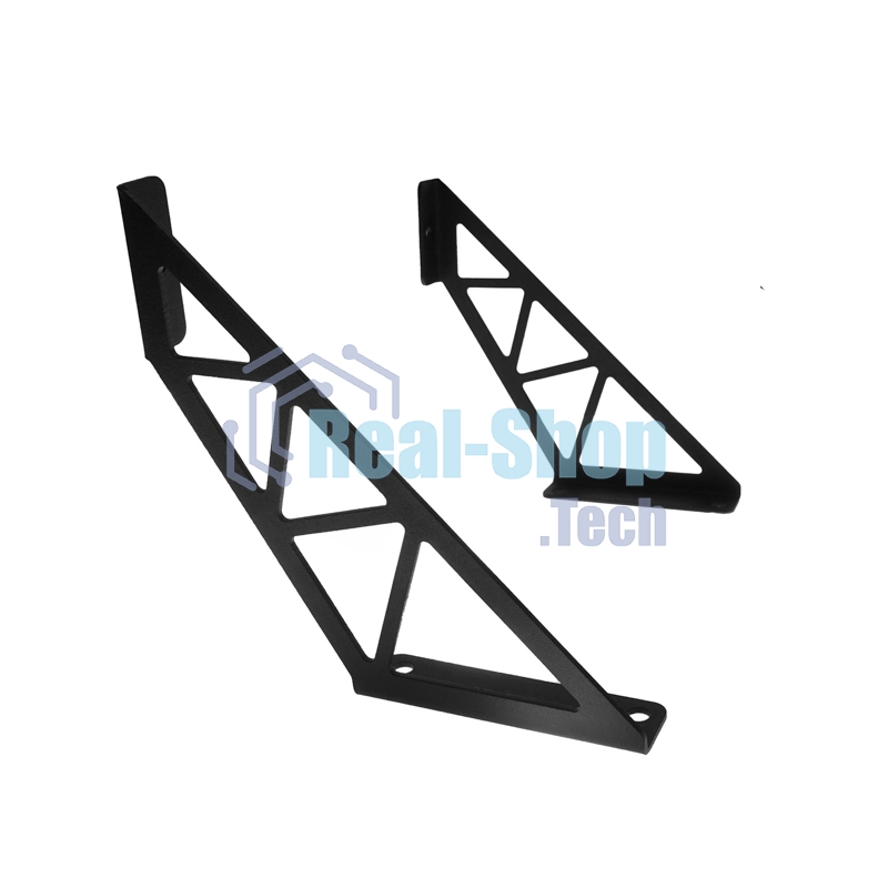 Кронштейн Rexant в стиле лофт для крепления полок, настенный, черный