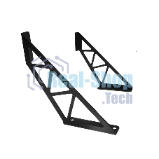 Кронштейн Rexant в стиле лофт для крепления полок, настенный, черный