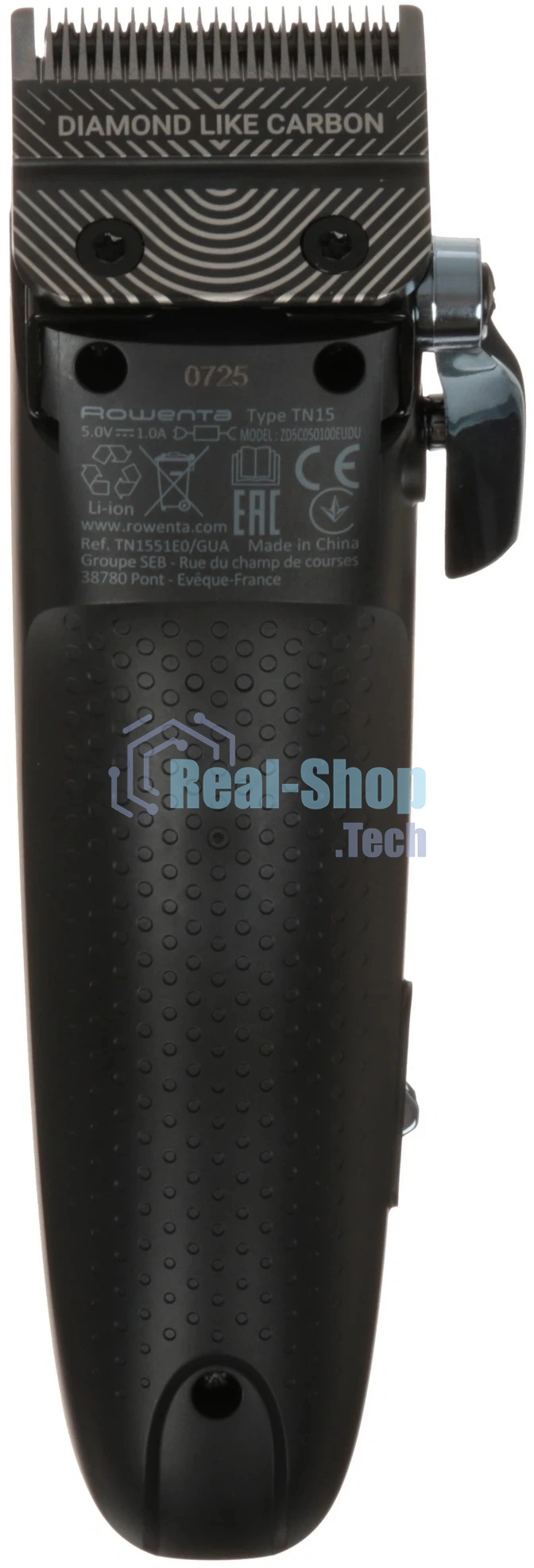 Машинка для стрижки Rowenta TN1551E0 серебристый/черный (насадок в компл:12шт)
