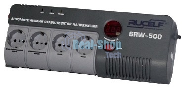 Стабилизатор напряжения Rucelf SRW-500-D 0.5кВА однофазный белый