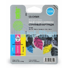 Картридж струйный Cactus CS-CH564 №122XL многоцветный (18 мл.) для DeskJet 1050/2050/2050s