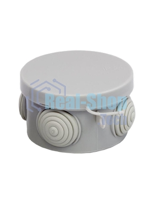 Коробка распаячная КМР-040-038 наружная с крышкой 65х40 АБС 4 мембранных ввода IP54 EKF plc-kmr-040-038