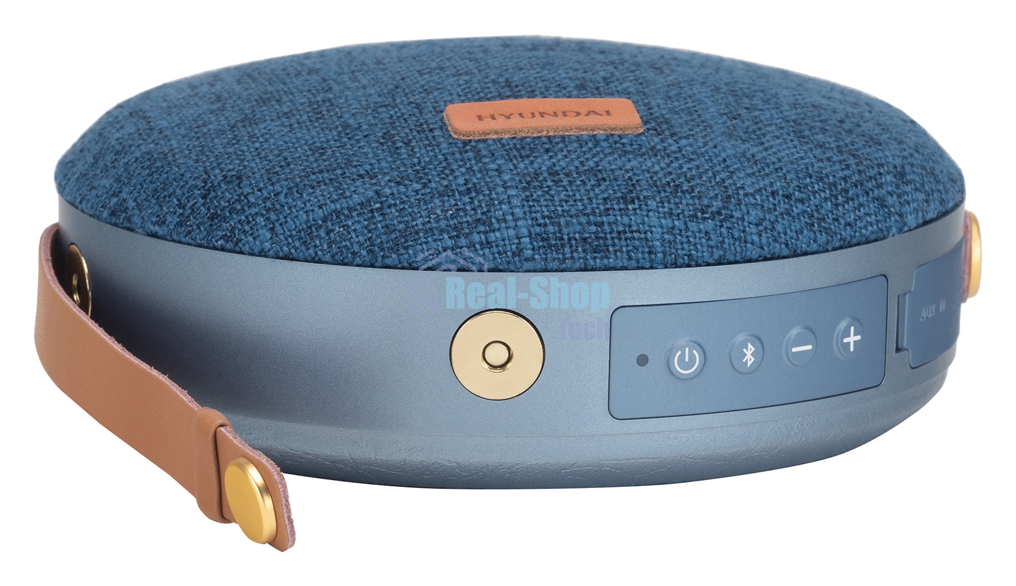 Колонка портатитвная Hyundai H-PAC520 синий 8W 1.0 BT/3.5Jack 10м 2200mAh