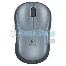 Мышь беспроводная Logitech M185 серый/черный, 1000 dpi, радиоканал, USB, кнопки - 3