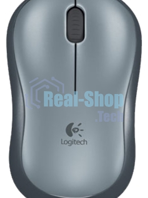 Мышь беспроводная Logitech M185 серый/черный, 1000 dpi, радиоканал, USB, кнопки - 3